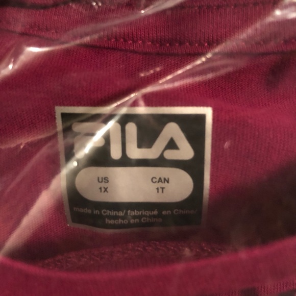FILA LONG SLEEVE TEE SIZE: 1X - Picture 4 of 6